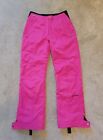 Spyder Ski/Snow Pants Women Size 6 Pink Insulated, Zipper Pockets