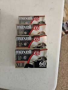 New Listing4 Maxell XLII 60 IEC Type II High BiasCassette Tapes Sealed NOS