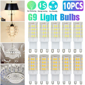 10PCS G9 Warm/White Halogen LED Corn Light Bulb 2835 51SMD 7W Daylight Home Lamp
