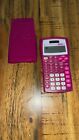 Texas Instruments TI-30X Pink Scientific Calculator with Cover- Works