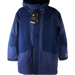 Nike Sportswear Synthetic Fill Parka Size XL Blue Hooded Winter Coat $375 NEW