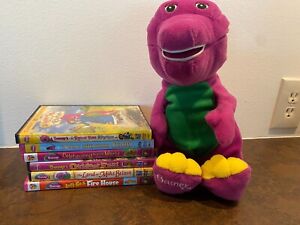 LOT OF 6 ASSORTED BARNEY'S DVDs + BARNEY 14