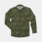 Poncho Button Down Shirt Men's Large Regular Fit In Camo MSRP $90