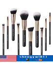 10pc Professional Cosmetic Brush Makeup Eyeshadow Eyebrow Foundation Brushes Set