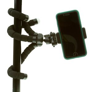 Comzon Flexible Foam Grip Mini Tripod for Phones GoPro Video DSL Cameras Black