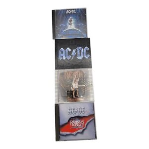 Lot of 4 AC/DC Rock Music CD BallBreaker Black Ice Razors Edge Stiff Upper Lip