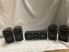 Digital Research Surround Sound System 5 Speakers Home Theater Black Vintage
