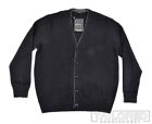 NWT - KITON Solid Black CASHMERE SILK Button Cardigan Sweater Mens - EU 50 / M