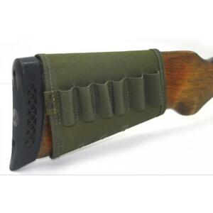 Shotgun Shell Holder 6 Shells 12 Ga Buttstock Cover Holds Hunting Cartridge New