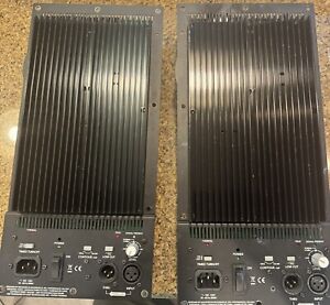 Two Mackie SRM450 V2 Amp Modules Amplifier For Parts Or Repair
