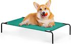 Raised Dog Bed Small Elevated Pet Bed with Durable Frame for Camping Beach Home