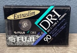 Fuji Blank Cassette Tapes DR-I Normal Bias 90 EXTRASLIM cassette New Sealed