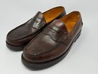 Cabelas Brown Leather Penny Loafers Men’s Size 12