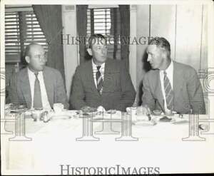 1940 Press Photo College Officials Ray Wolf, Doc Newton, Wallace Wade at Meeting