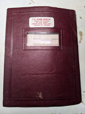 GORTON OPERATOR SERVICE MANUAL PARTS LIST 9-J MILL DUPLICATOR MACHINE 2527 1952