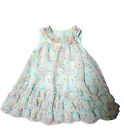 6-9 Month blueberi boulevard dress Baby Girl Dress Floral Summer