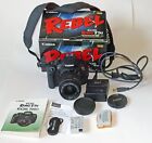 Canon EOS Rebel T5i DSLR; 18-55 mm zoom lens. Works, with a problem. SEE DETAILS