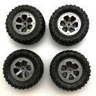 4Pack 1/16 Track Wheel Tyres Tires For WPL B14 C24 Military Truck RC Car Upgrade