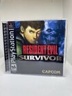 Resident Evil Survivor PS1 Replacement Case - NO DISC
