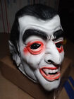 Dracula Vampire vtg vinyl mask  no Don Post Distortions frankenstein