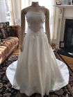 2 Be. Wedding Gown Ivory Pearl sz 16