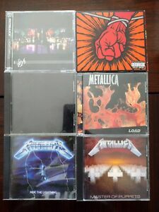 Metallica 6 CD Lot
