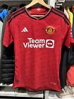 Adidas Manchester United Home Jersey 23/24 Size Large (Slim Fit Like A Medium)