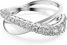 Swarovski 5563911 PRE-OWNED Women's Ring SIZE 7 Rhodium Tone Finish Crystal