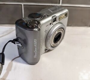 Canon PowerShot A520 Gray Compact 4.0 MP Digital Camera with 4xOptical Zoom Read