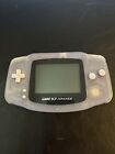 New ListingNintendo GameBoy Advance Clear Glacier AGB-001 For Parts Or Repair