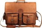 The Vintage Stuff Leather Laptop Messenger Travel Office Crossbody Briefcase Bag