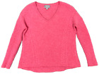 Pure Collection Cashmere Sweater Womens 4 Hot Pink Coquette Barbie