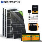 ECO-WORTHY 800W Solar Panel Kit With 60A MPPT Controller & 200AH Lithium Battery