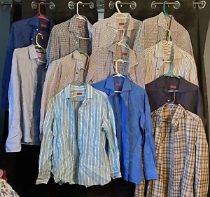 Isaia Button Down Shirts. 12 Pc. Sold Individually Or Together. Made In Italy
