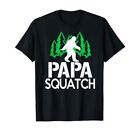 Papa Squatch Gifts for Dad Bigfoot Sasquatch T-Shirt