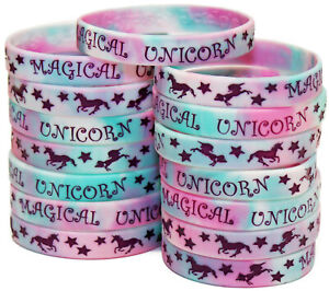 Unicorn Party Favors - 15 Pack of Wristbands for Magical Unicorn Themed Parties!