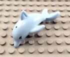 LEGO Bright Light Blue Friends Jumping Dolphin Animal with Blue Eyes