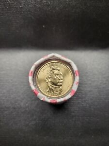 2008 James Monroe President Golden Dollar 10-coin Vault Roll