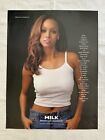 Rare Vtg 90s Tyra Banks Got Milk Poster Hot Sexy Babe Model Pinup Garage Cave