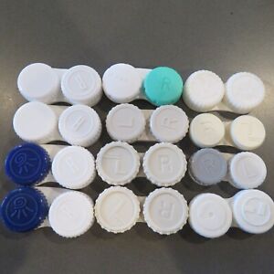 Mixed Alcon, Bauch & Lomb, Misc, Contact lens cases lot of 12