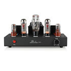 EL34 Hi-Fi Audio Stereo Vacuum Tube Amplifier Single-end Class A Power Amp Black