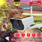Solar Battery Powered Security IP Camera WiFi Outdoor HD 1080P System Wireless