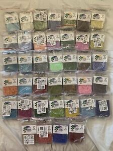 Huge Lot Ming Tree 1/4 Pd. Seed Beads NEW, UNOPENED 50 different Packs