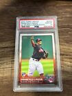 New Listing2015 Topps Update Francisco Lindor #US82 No Sparkle Under Glove RC Rookie PSA 10