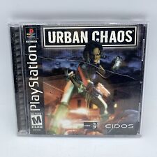 Urban Chaos (Sony PlayStation 1 PS1) Black Label W/ Manual & Reg. Card
