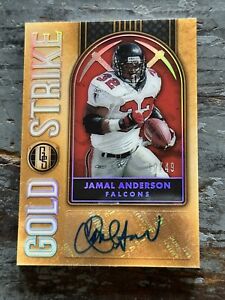 2023 Gold Standard Jamal Anderson AUTO 49/49 BOOKEND  FALCONS