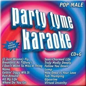 Party Tyme Karaoke Pop Male CD