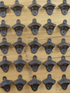 25 OPEN HERE Wall Mounted Beer Bottle Openers Bar Wholesale Rustic Cast Iron