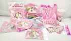 Rainbow Unicorn Birthday Party Supplies Set for 10 People Pink TF