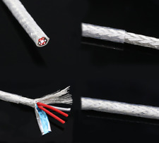 FEP Silver-Plated Copper Shield Cable Twist Wire 2/3/4/6-Core 0.15/0.2-0.5mm²